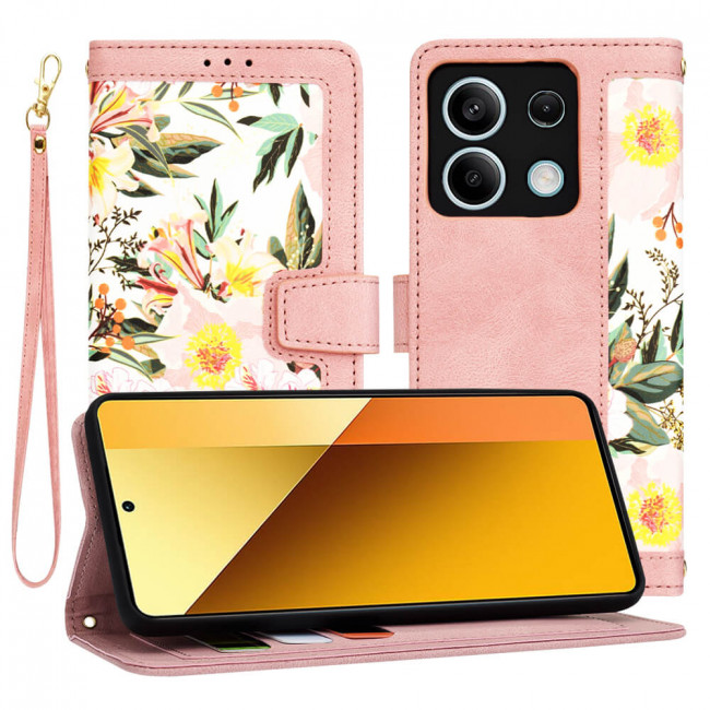 Techsuit Xiaomi Redmi Note 13 5G - FlipCraft - Θήκη Βιβλίο από Δερματίνη - Sweetheart Pink