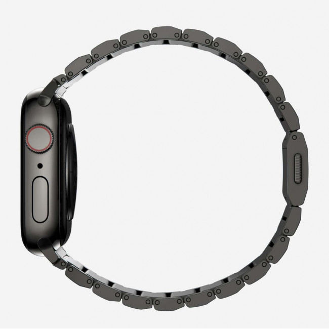 Tech-Protect Λουράκι Apple Watch 2 / 3 / 4 / 5 / 6 / 7 / 8 / 9 / SE / SE 2 / ULTRA / ULTRA 2 - 42 / 44 / 45 / 49 mm SteelBand από Ανοξείδωτο Ατσάλι - Black