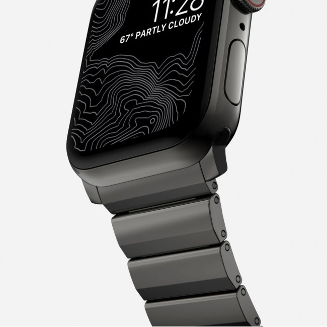 Tech-Protect Λουράκι Apple Watch 2 / 3 / 4 / 5 / 6 / 7 / 8 / 9 / SE / SE 2 / ULTRA / ULTRA 2 - 42 / 44 / 45 / 49 mm SteelBand από Ανοξείδωτο Ατσάλι - Black