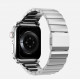 Tech-Protect Λουράκι Apple Watch 2 / 3 / 4 / 5 / 6 / 7 / 8 / 9 / SE / SE 2 / ULTRA / ULTRA 2 - 42 / 44 / 45 / 49 mm SteelBand από Ανοξείδωτο Ατσάλι - Silver