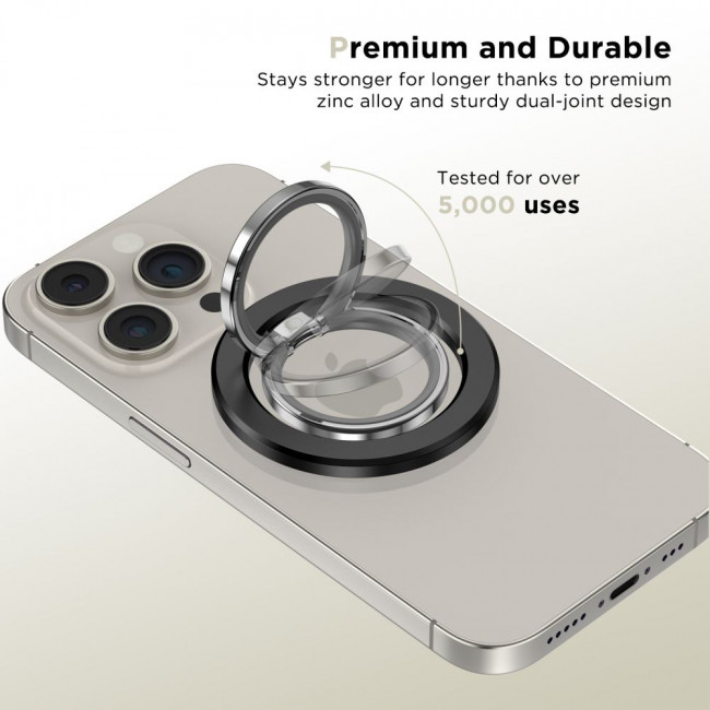 Tech-Protect MMR300 Magsafe Ring Holder - Δαχτυλίδι Συγκράτησης Κινητού - Βάση Στήριξης - Black