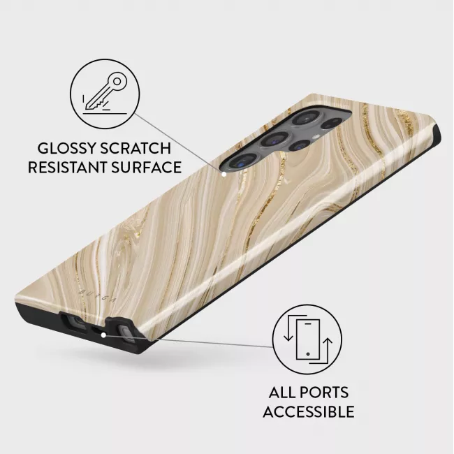 Burga Samsung Galaxy S24 Ultra Fashion Tough Σκληρή Θήκη - Full Glam