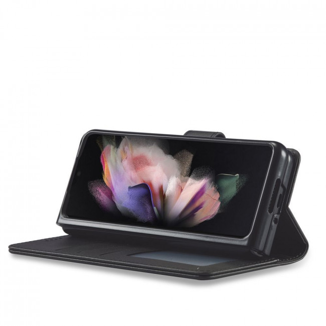 Tech-Protect Samsung Galaxy Z Fold6 Θήκη Πορτοφόλι Stand από Δερματίνη - Black