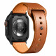 Tech-Protect Λουράκι Apple Watch 2 / 3 / 4 / 5 / 6 / 7 / 8 / 9 / SE / SE 2 - 38 / 40 / 41 mm NaturalFit Δερμάτινο - Brown