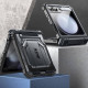 Supcase Samsung Galaxy Z Flip6 Armorbox Σκληρή Θήκη με Προστασία Οθόνης και Stand - Black