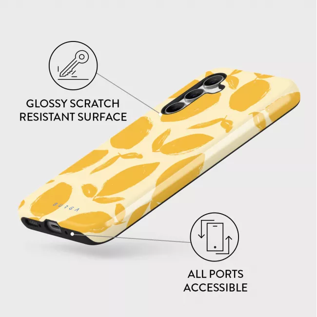 Burga Samsung Galaxy A55 5G Fashion Tough Σκληρή Θήκη - Lemon Tart