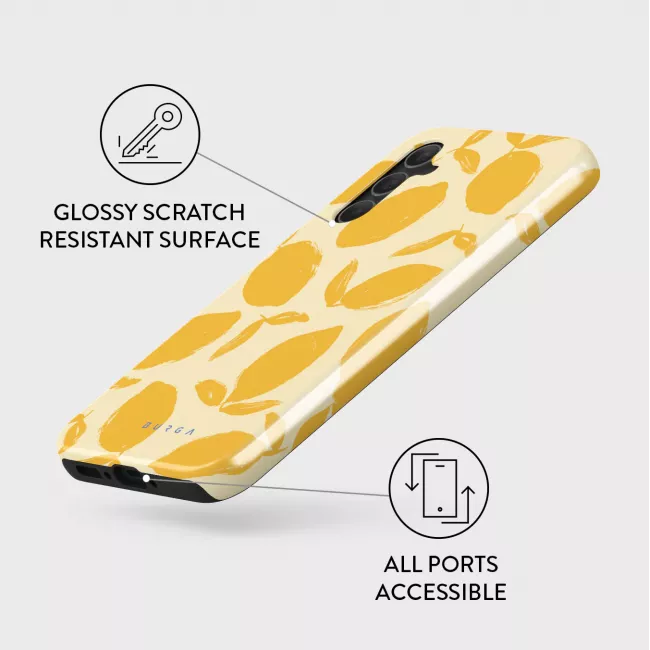 Burga Samsung Galaxy A35 5G Fashion Tough Θήκη Υψηλής Προστασίας - Lemon Tart