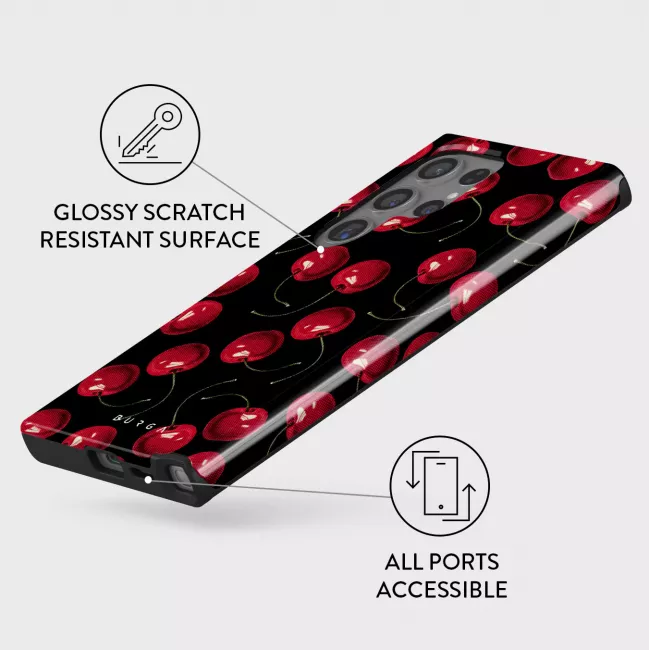 Burga Samsung Galaxy S24 Ultra Fashion Tough Σκληρή Θήκη - Cherrybomb