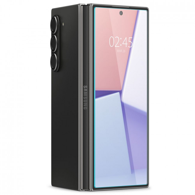 Spigen Samsung Galaxy Z Fold6 Glas.TR EZ Fit 2.5D 9H Tempered Glass Αντιχαρακτικό Γυαλί Οθόνης - 2 Τεμάχια - Clear - AGL07969