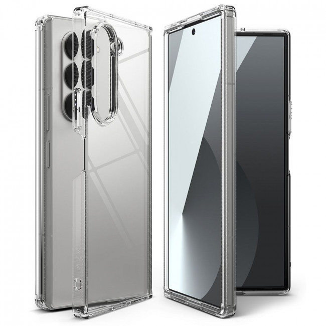 Ringke Samsung Galaxy Z Fold6 Fusion Σκληρή Θήκη με Πλαίσιο Σιλικόνης - Διάφανη