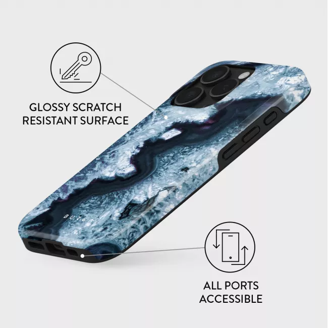 Burga iPhone 16 Pro Fashion Tough MagSafe Σκληρή Θήκη με MagSafe - Frozen Lake