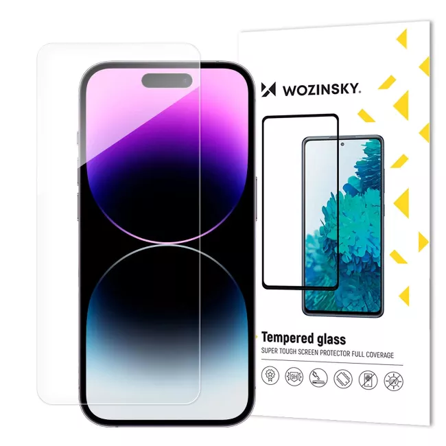 Wozinsky iPhone 16 9H Anti Fingerprint Tempered Glass Αντιχαρακτικό Γυαλί Οθόνης - Clear