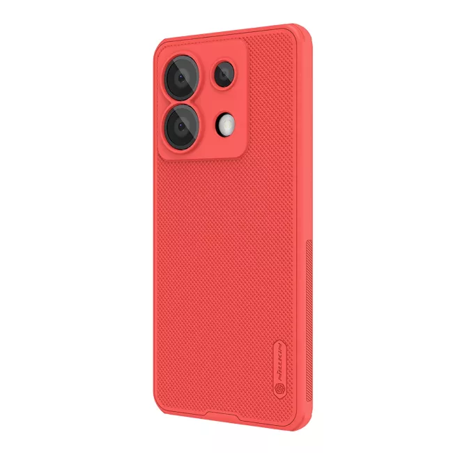 Nillkin Xiaomi Redmi Note 13 Pro 5G / Xiaomi Poco X6 5G Super Frosted Shield Pro Σκληρή Θήκη με Πλαίσιο Σιλικόνης - Red