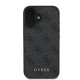 Guess iPhone 16 Plus - 4G Classic - Σκληρή Θήκη με Επένδυση Συνθετικού Δέρματος - Black - GUHCP16MG4GFGR