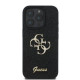 Guess iPhone 16 Pro Max - Fixed Glitter Big 4G - Σκληρή Θήκη με Πλαίσιο Σιλικόνης - Black - GUHCP16XHG4SGK