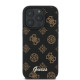 Guess iPhone 16 Pro Max - Peony Script - MagSafe Θήκη με Επένδυση Συνθετικού Δέρματος - Black - GUHMP16XPGPYSK