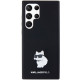 Karl Lagerfeld Samsung Galaxy S24 Ultra - Silicone Choupette Metal Pin - Σκληρή Θήκη με Πλαίσιο Σιλικόνης - Black - KLHCS24LSMHCNPK