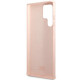 Karl Lagerfeld Samsung Galaxy S24 Ultra - Silicone Choupette Metal Pin - Σκληρή Θήκη με Πλαίσιο Σιλικόνης - Pink - KLHCS24LSMHCNPP