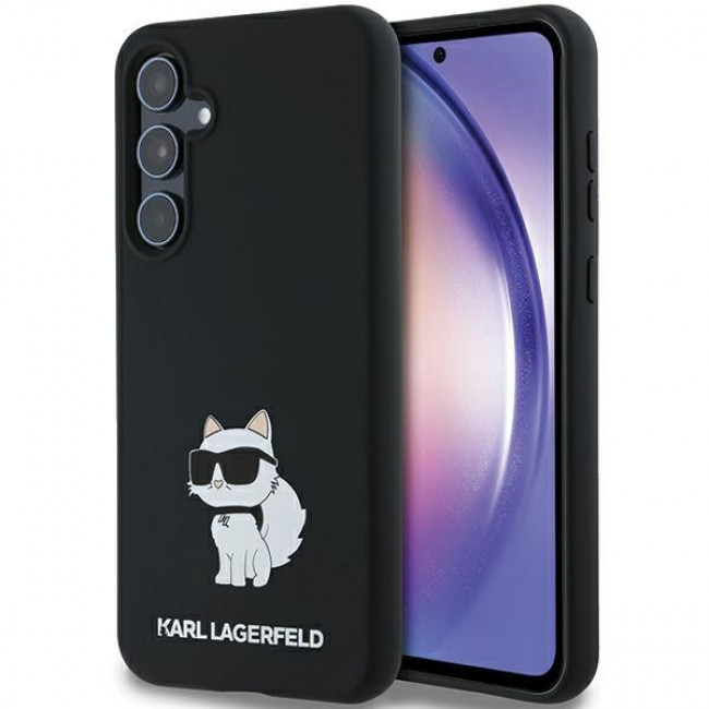 Karl Lagerfeld Samsung Galaxy A35 5G - Silicone Choupette - Σκληρή Θήκη με Πλαίσιο Σιλικόνης - Black - KLHCSA35SMHCNPK