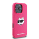 Karl Lagerfeld iPhone 16 Pro Max - Silicone Choupette Head Print - Θήκη Σιλικόνης με MagSafe - Fuschia - KLHMP16XSCHPPLF