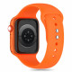 Tech-Protect Λουράκι Apple Watch 2 / 3 / 4 / 5 / 6 / 7 / 8 / 9 / SE / SE 2 - 38 / 40 / 41 mm Silicone Σιλικόνης - Bright Orange