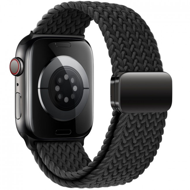 Tech-Protect Λουράκι Apple Watch 2 / 3 / 4 / 5 / 6 / 7 / 8 / 9 / SE / SE 2 / ULTRA / ULTRA 2 - 42 / 44 / 45 / 49 mm NylonMag - Black