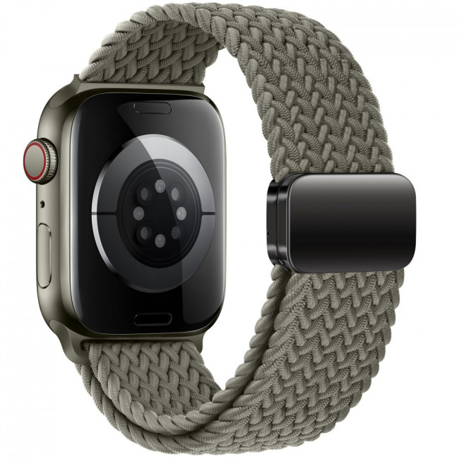 Tech-Protect Λουράκι Apple Watch 2 / 3 / 4 / 5 / 6 / 7 / 8 / 9 / SE / SE 2 / ULTRA / ULTRA 2 - 42 / 44 / 45 / 49 mm NylonMag - Olive Grey