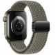 Tech-Protect Λουράκι Apple Watch 2 / 3 / 4 / 5 / 6 / 7 / 8 / 9 / SE / SE 2 / ULTRA / ULTRA 2 - 42 / 44 / 45 / 49 mm NylonMag - Olive Grey