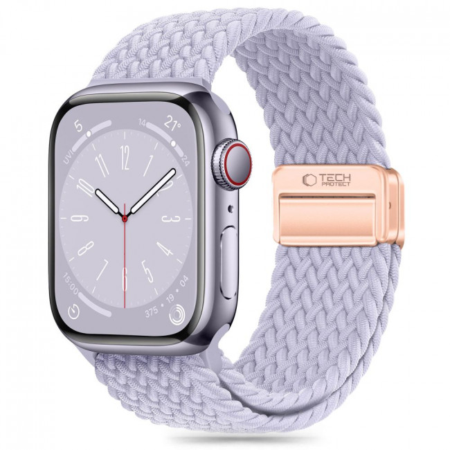 Tech-Protect Λουράκι Apple Watch 2 / 3 / 4 / 5 / 6 / 7 / 8 / 9 / SE / SE 2 - 38 / 40 / 41 mm NylonMag - Periwinkle