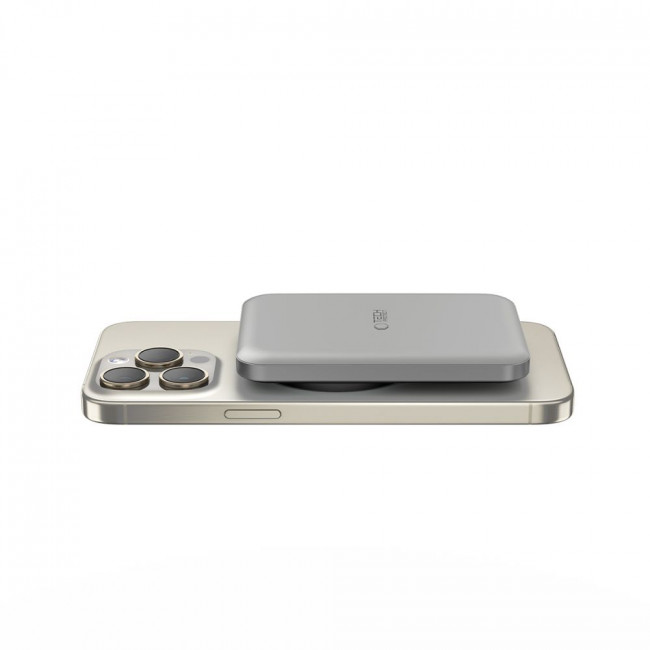 Tech-Protect PB10 Lifemag MagSafe PowerBank Μαγνητικό PowerBank Κινητού 5000 mAh - Titanium