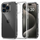 Tech-Protect iPhone 16 Pro Flexair Hybrid Σκληρή Θήκη με Πλαίσιο Σιλικόνης - Διάφανη