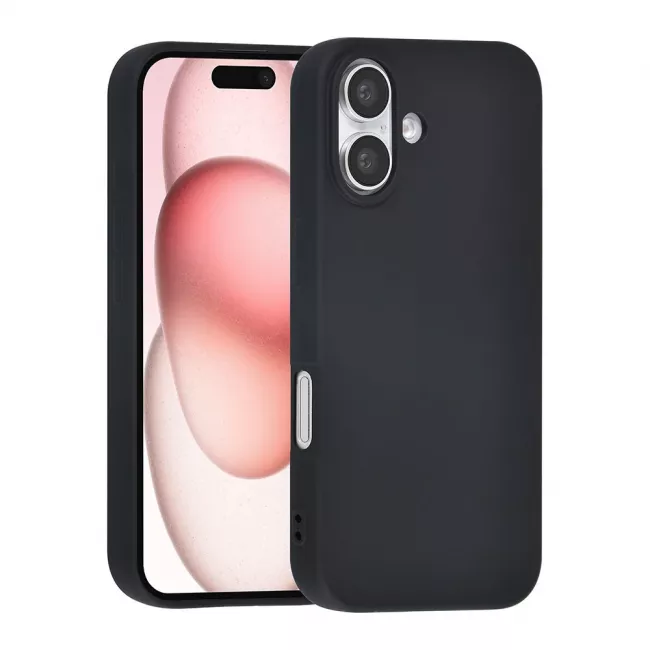 TUNIQ iPhone 16 Θήκη Σιλικόνης - Μαύρη