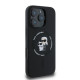 Karl Lagerfeld iPhone 16 Pro - Silicone KC Heads Ring MagSafe - Θήκη Σιλικόνης με MagSafe - Black - KLHMP16LSCMKCRHK