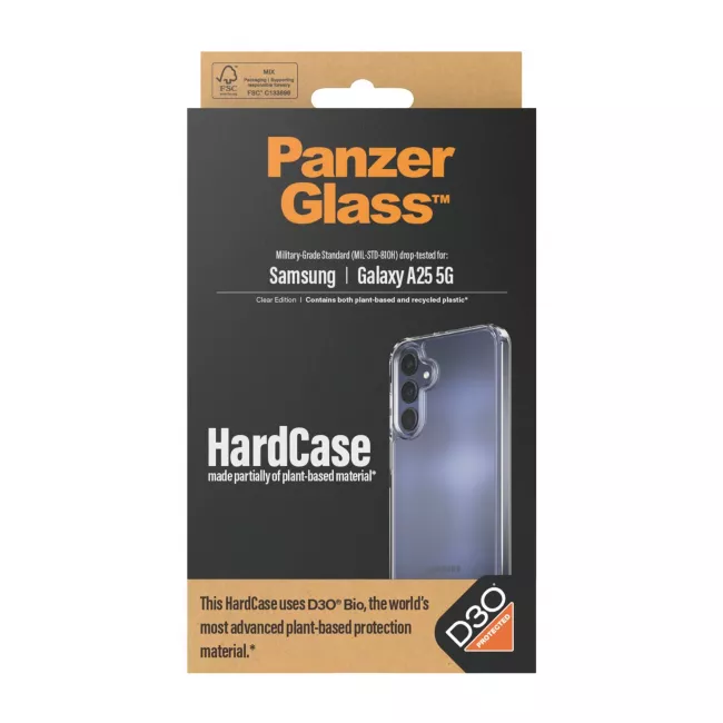 PanzerGlass Samsung Galaxy A25 5G Σκληρή Θήκη με Πλαίσιο Σιλικόνης - Διάφανη