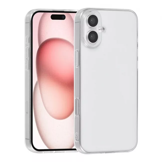 TUNIQ iPhone 16 Plus Θήκη Σιλικόνης - Διάφανη