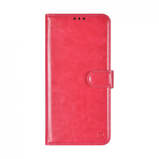 TUNIQ iPhone 16 Plus - Θήκη Πορτοφόλι Stand από Δερματίνη - Hot Pink