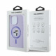 Karl Lagerfeld iPhone 16 Pro - Silicone KC Heads Ring MagSafe - Θήκη Σιλικόνης με MagSafe - Purple - KLHMP16LSCMKCRHU