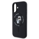 Karl Lagerfeld iPhone 16 - Silicone KC Heads Ring MagSafe - Θήκη Σιλικόνης με MagSafe - Pink - KLHMP16SSCMKCRHK