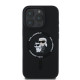 Karl Lagerfeld iPhone 16 Pro Max - Silicone KC Heads Ring MagSafe - Θήκη Σιλικόνης με MagSafe - Black - KLHMP16XSCMKCRHK