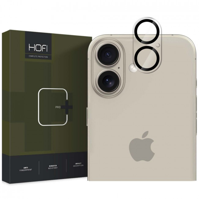 Hofi iPhone 16 / iPhone 16 Plus Camera Pro+ 2.5D 9H Tempered Glass Αντιχαρακτικό Γυαλί Κάμερας - Clear