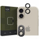 Hofi iPhone 16 / iPhone 16 Plus CamRing Pro+ Αντιχαρακτικό Γυαλί για την Κάμερα - Black