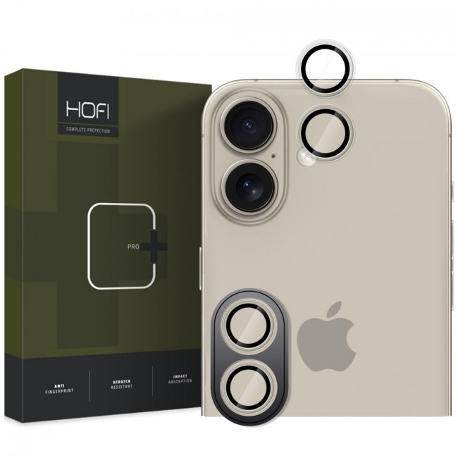 Hofi iPhone 16 / iPhone 16 Plus CamRing Pro+ Αντιχαρακτικό Γυαλί για την Κάμερα - Διάφανο