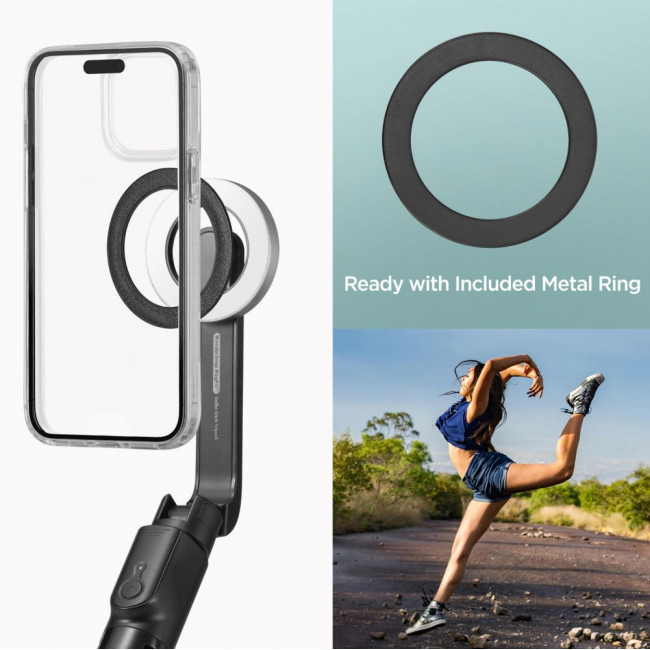 Spigen S580W Ασύρματο MagSafe Selfie Stick με Τρίποδο και Bluetooth Τηλεχειριστήριο - Black