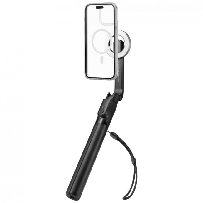 Spigen S580W Ασύρματο MagSafe Selfie Stick με Τρίποδο και Bluetooth Τηλεχειριστήριο - Black