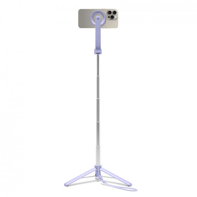 Spigen S571W Ασύρματο MagSafe Selfie Stick με Τρίποδο και Bluetooth Τηλεχειριστήριο - Lavender