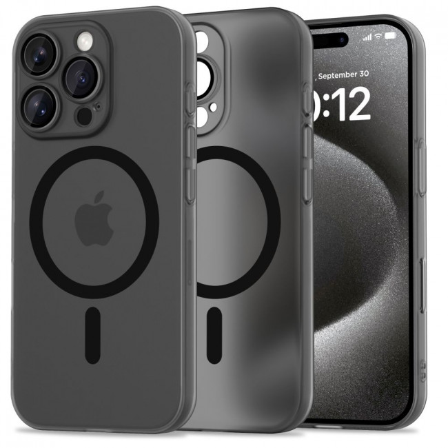 Tech-Protect iPhone 16 Pro MagSlim - Σκληρή Θήκη με MagSafe - Matte / Black