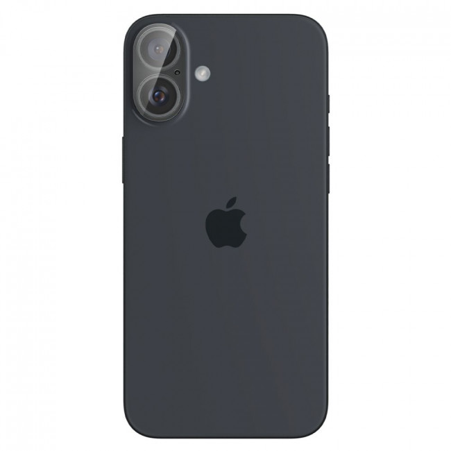 Spigen iPhone 16 / 16 Plus Optik.TR Αντιχαρακτικό Γυαλί για την Κάμερα - 2 Τεμάχια - Διάφανο