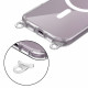 Tech-Protect iPhone 16 Flexair Chain MagSafe Σκληρή Θήκη με Πλαίσιο Σιλικόνης και 2 Λουράκια - Διάφανη - Black / Beige