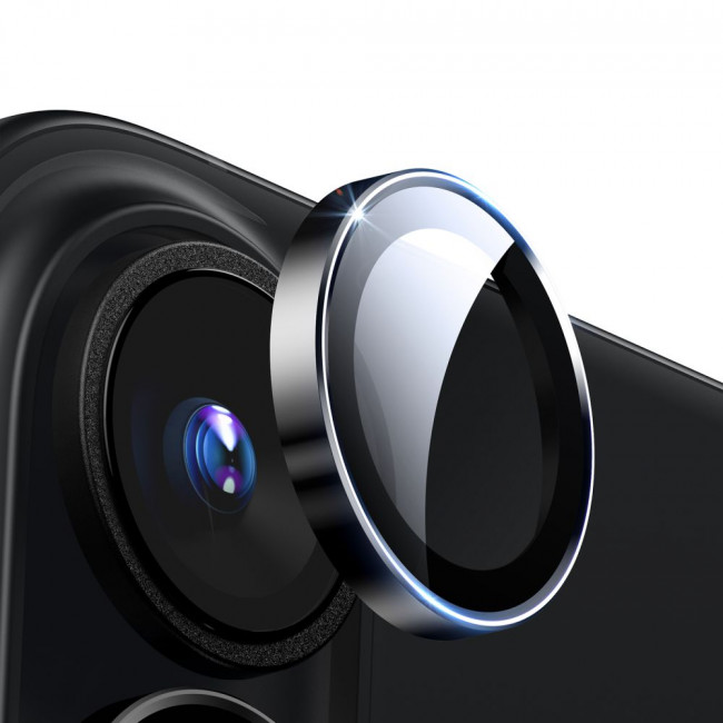 ESR iPhone 16 / iPhone 16 Plus Armorite Camera Lens 9H Αντιχαρακτικό Γυαλί για την Κάμερα - Black