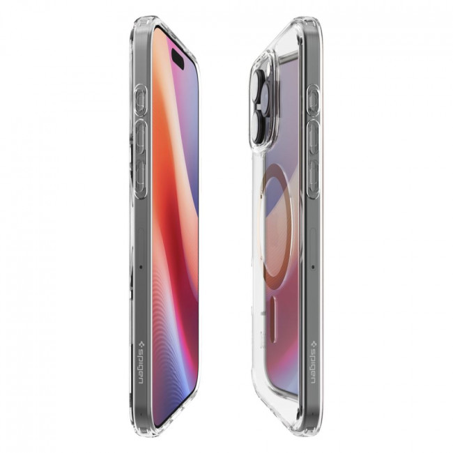 Spigen iPhone 16 Pro Max Ultra Hybrid Mag Σκληρή Θήκη με Πλαίσιο Σιλικόνης Και MagSafe - Gold